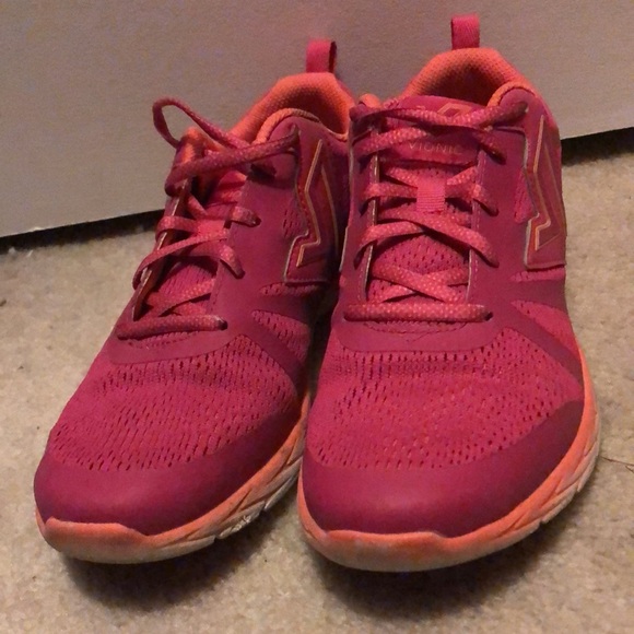 Vionic pink and orange casual sneakers - Picture 3 of 5